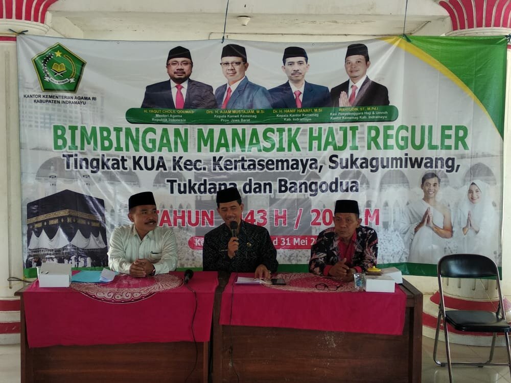 Kegiatan BINSIK Haji Reguler Tingkat Kecamatan Bangodua, Kecamatan Kertasemaya, Kecamatan Sukagumiwang, Kecamatan Tukdana